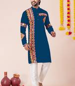 Rama pure rayon navratri special premium designer kurta pyjama