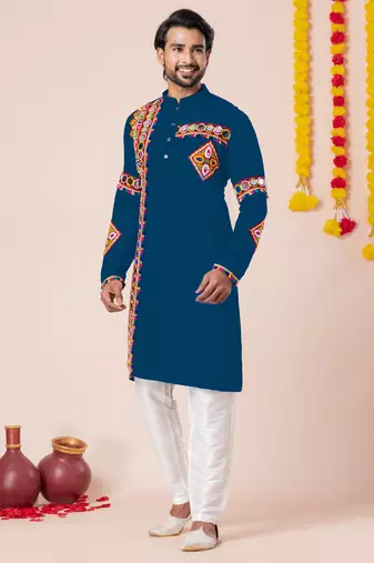 Rama pure rayon navratri special premium designer kurta pyjama