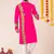 Pink pure rayon navratri special premium designer kurta pyjama