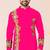 Pink pure rayon navratri special premium designer kurta pyjama