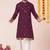 Wine pure rayon navratri special premium designer kurta pyjama