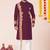 Wine pure rayon navratri special premium designer kurta pyjama