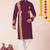 Wine pure rayon navratri special premium designer kurta pyjama
