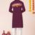 Wine pure rayon navratri special premium designer kurta pyjama
