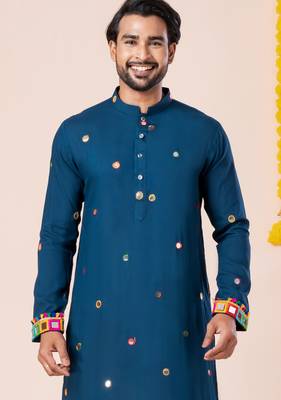 Rama pure rayon navratri special premium designer kurta pyjama 2