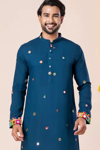 Rama pure rayon navratri special premium designer kurta pyjama