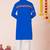 Blue pure rayon navratri special premium designer kurta pyjama