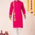 Pink pure rayon navratri special premium designer kurta pyjama
