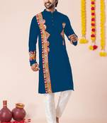 Rama pure rayon navratri special premium designer kurta pyjama