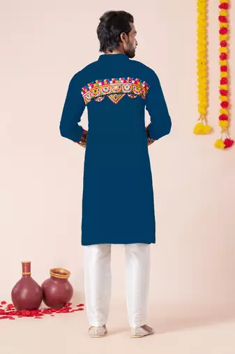 Rama pure rayon navratri special premium designer kurta pyjama