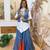 Beautiful Embroidery work Pure Cotton Fabric Full Stitched with Shirt Palazzo Set