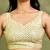 Amodini Designer Studio Golden Pearl Cutdana Sleeveless Padded Blouse