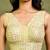 Amodini Designer Studio Golden Pearl Cutdana Sleeveless Padded Blouse