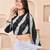 Amodini Designer Studio Silver & Black Cutdana Sequined Padded Blouse