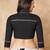 Black Pure Cotton Collared Neck Readymade Blouse