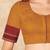 Mustard Pure Cotton Round Neck Readymade Blouse