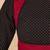 Black & Red Pure Cotton Round Neck Readymade Blouse