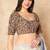 Multicolor Kalamkari Pure Cotton Round Neck Readymade Blouse