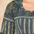 Green Hand Block Printed Ajrakh Pure Cotton Round Neck Readymade Blouse