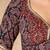 Black Hand Block Printed Ajrakh Pure Cotton Sweetheart Neck Readymade Blouse