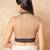 Beige Kalamkari Pure Cotton Stand Collar Readymade Blouse