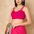 Red Pure Cotton Sleeveless Readymade Blouse