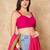 Red Pure Cotton Sleeveless Readymade Blouse