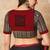 Beige-Black Hand Block Printed Ajrakh Pure Cotton Round Neck Readymade Blouse