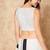 White Pure Cotton Sleeveless Readymade Blouse