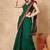 Green Pure Cotton Sleeveless Readymade Blouse