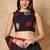 Black Pure Cotton Sleeveless Readymade Blouse