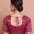 Pink Brocade Round Neck Readymade Blouse
