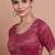 Pink Brocade Round Neck Readymade Blouse