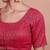 Pink Brocade Round Neck Readymade Padded Blouse