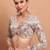 White Georgette Embroidered V Neck Readymade Blouse