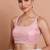 Pink Georgette Embellished Readymade Blouse