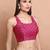 Magenta Brocade Sleevless Readyade Blouse