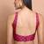 Magenta Brocade Sleevless Readyade Blouse