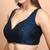 Navy Blue Silk Sleeveless Readymade Blouse