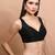 Black Silk Sleeveless Readymade Blouse