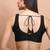Black Silk Sleeveless Readymade Blouse