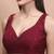 Maroon Silk Sleeveless Readymade Blouse