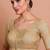 Light Gold Tissue Round Neck Readymade Blouse