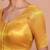 Dark Gold Tissue Round Neck Readymade blouse