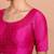 Pink Silk Round Neck Readymade Blouse