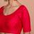 Red Silk Round Neck Readymade Padded Blouse