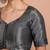 Grey Tissue Emroidered Readymade Blouse