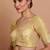 Gold Tissue Embroidered Readymade Blouse