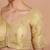 Gold Tissue Embroidered Readymade Blouse