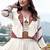 white Gamthi Mirror Work & Kodi Lace Chaniya Choli
